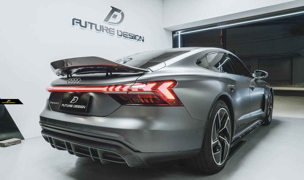 FUTURE DESIGN - AUDI E-TRON GT DRY CARBON FIBRE SPOILER - Aero Carbon UK