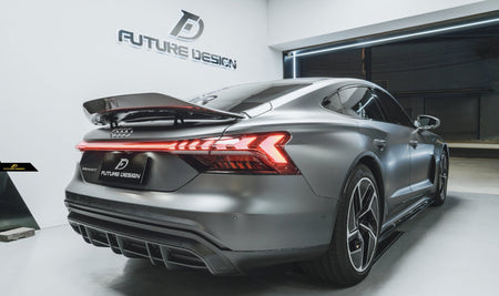FUTURE DESIGN - AUDI E-TRON GT DRY CARBON FIBRE SPOILER - Aero Carbon UK