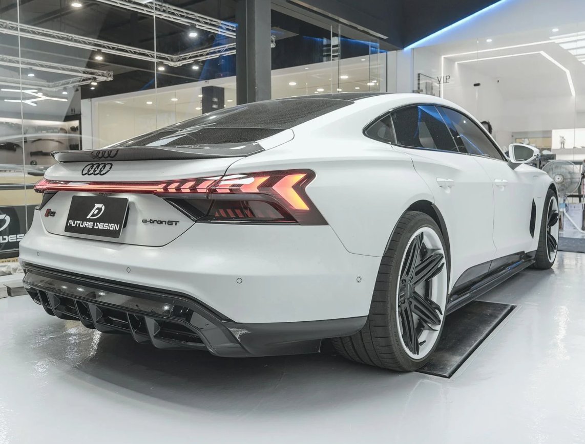 FUTURE DESIGN - AUDI E-TRON GT DRY CARBON FIBRE SPOILER - Aero Carbon UK