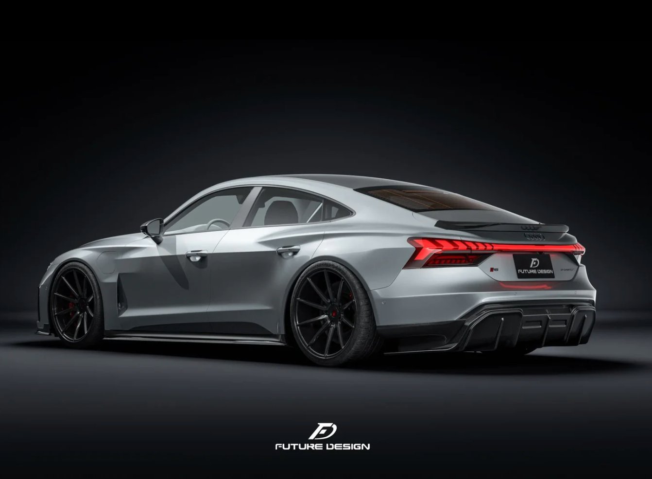 FUTURE DESIGN - AUDI E-TRON GT DRY CARBON FIBRE SPOILER - Aero Carbon UK