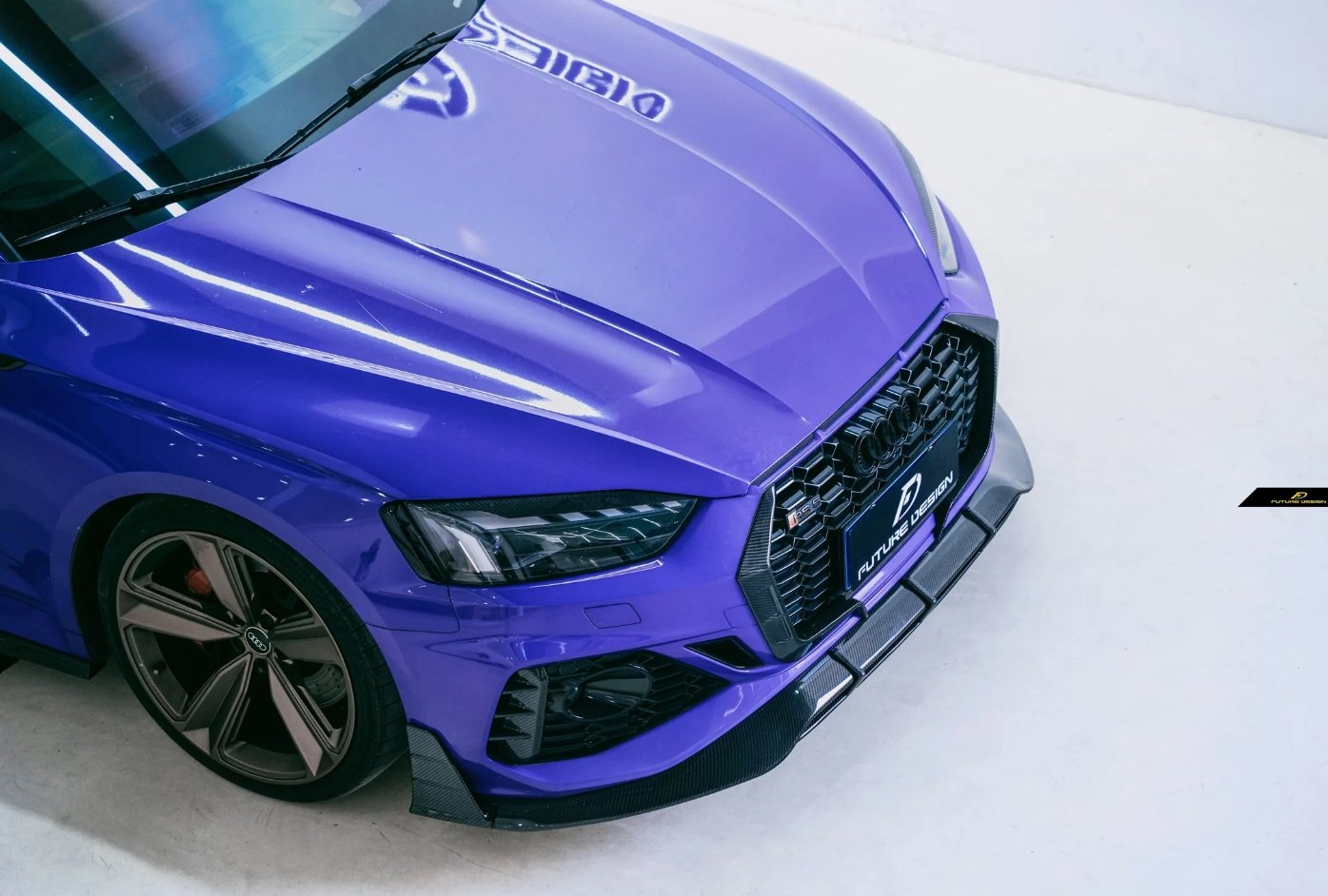 FUTURE DESIGN - AUDI RS5 B9.5 2020+ CARBON FIBRE FRONT LIP - Aero Carbon UK