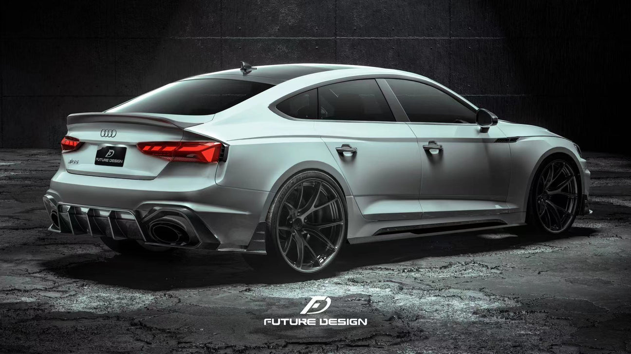 FUTURE DESIGN - AUDI RS5 B9.5 2020+ CARBON FIBRE REAR DIFFUSER - Aero Carbon UK