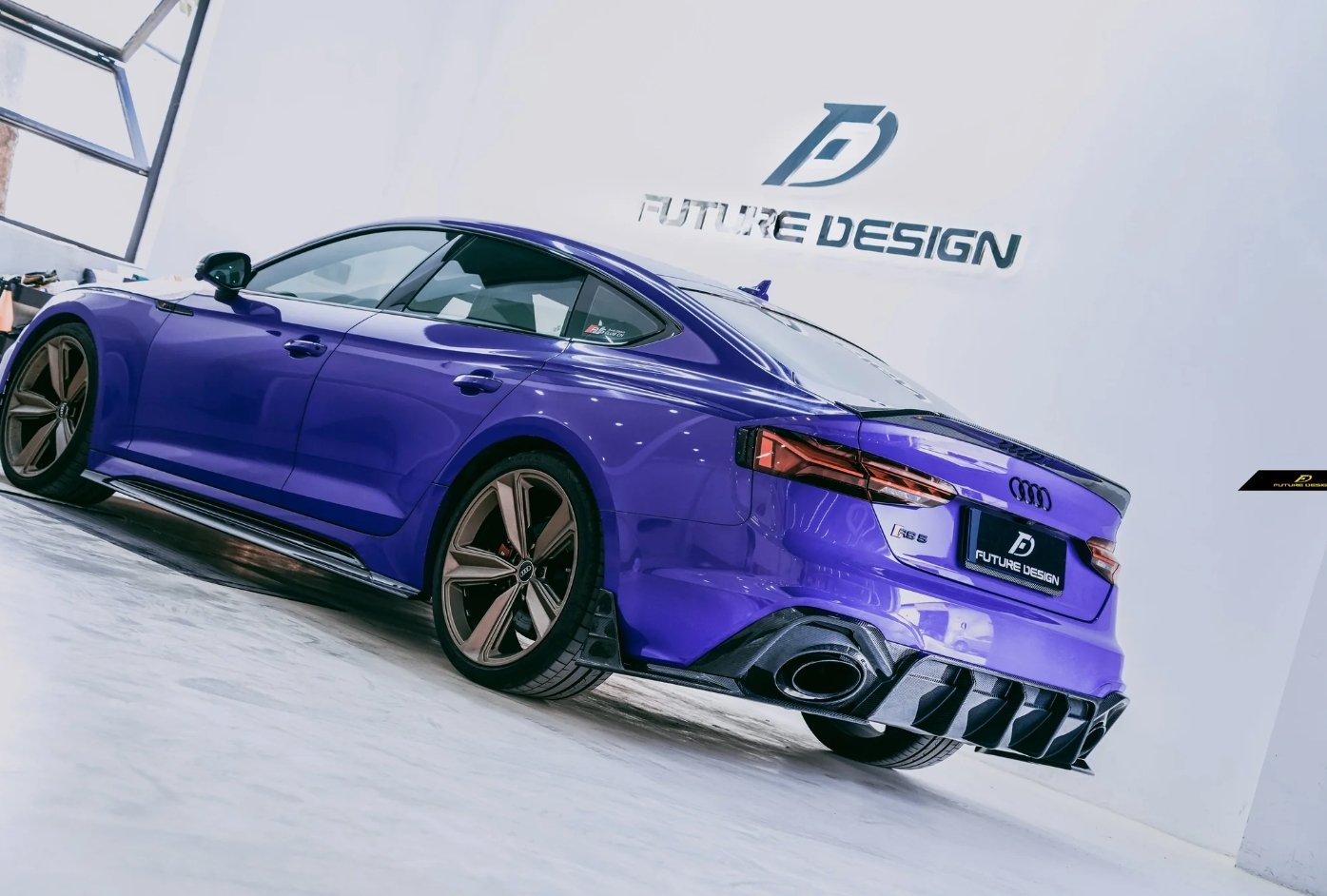 FUTURE DESIGN - AUDI RS5 B9.5 2020+ CARBON FIBRE SIDE SKIRTS - Aero Carbon UK