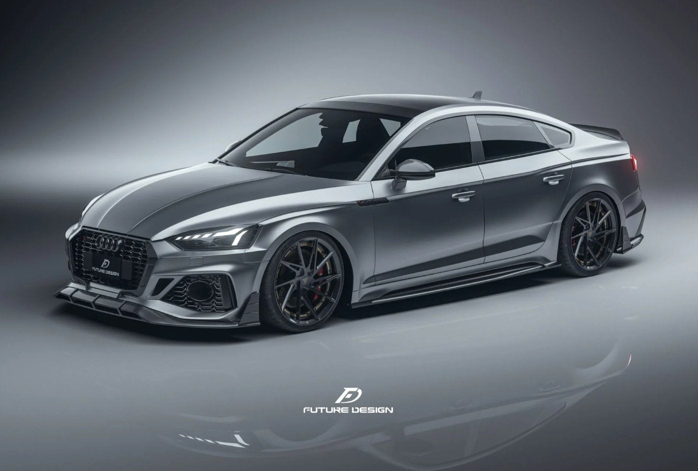 FUTURE DESIGN - AUDI RS5 B9.5 2020+ CARBON FIBRE SIDE SKIRTS - Aero Carbon UK