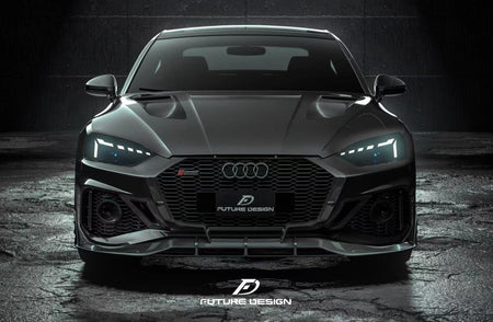FUTURE DESIGN - AUDI RS5 S5 A5 B9 B9.5 2017-23 CARBON FIBRE BONNET - Aero Carbon UK