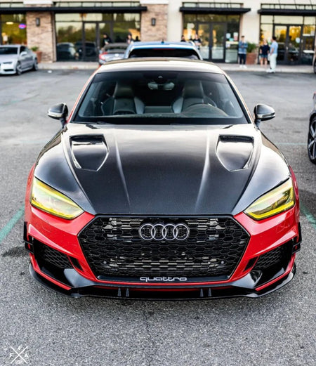 FUTURE DESIGN - AUDI RS5 S5 A5 B9 B9.5 2017-23 CARBON FIBRE BONNET - Aero Carbon UK