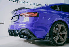 FUTURE DESIGN - AUDI RS5 S5 A5 B9 B9.5 CARBON FIBRE SPOILER - Aero Carbon UK