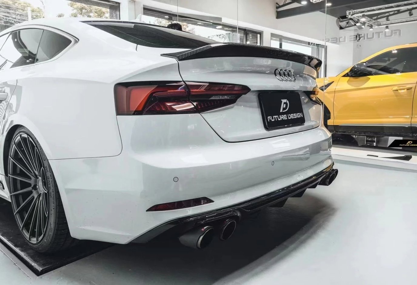 FUTURE DESIGN - AUDI RS5 S5 A5 B9 B9.5 CARBON FIBRE SPOILER - Aero Carbon UK