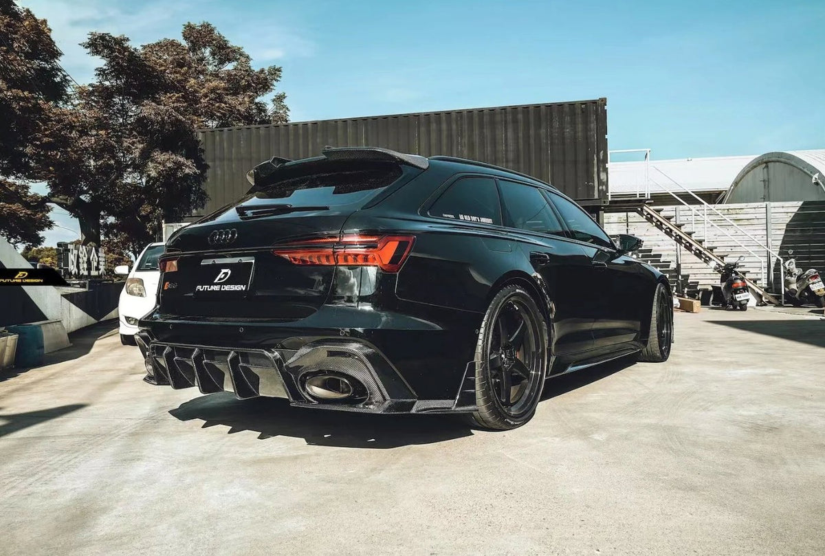 Future Design Audi RS6 C8 Carbon Rear Spoiler – Aero Carbon UK