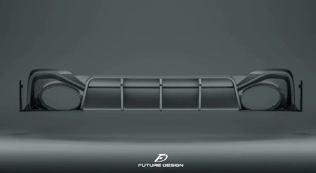 FUTURE DESIGN - AUDI RS6 RS7 C8 CARBON FIBRE REAR DIFFUSER & WINGLET SET - Aero Carbon UK