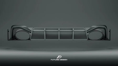 FUTURE DESIGN - AUDI RS6 RS7 C8 DRY CARBON FIBRE REAR DIFFUSER & CANARDS ( BLAZE KIT) - Aero Carbon UK