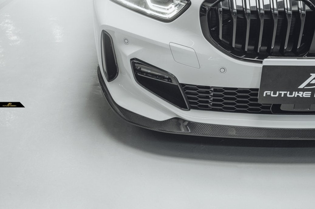 FUTURE DESIGN - BMW 1 SERIES F40 DRY CARBON FIBRE FRONT LIP - Aero Carbon UK