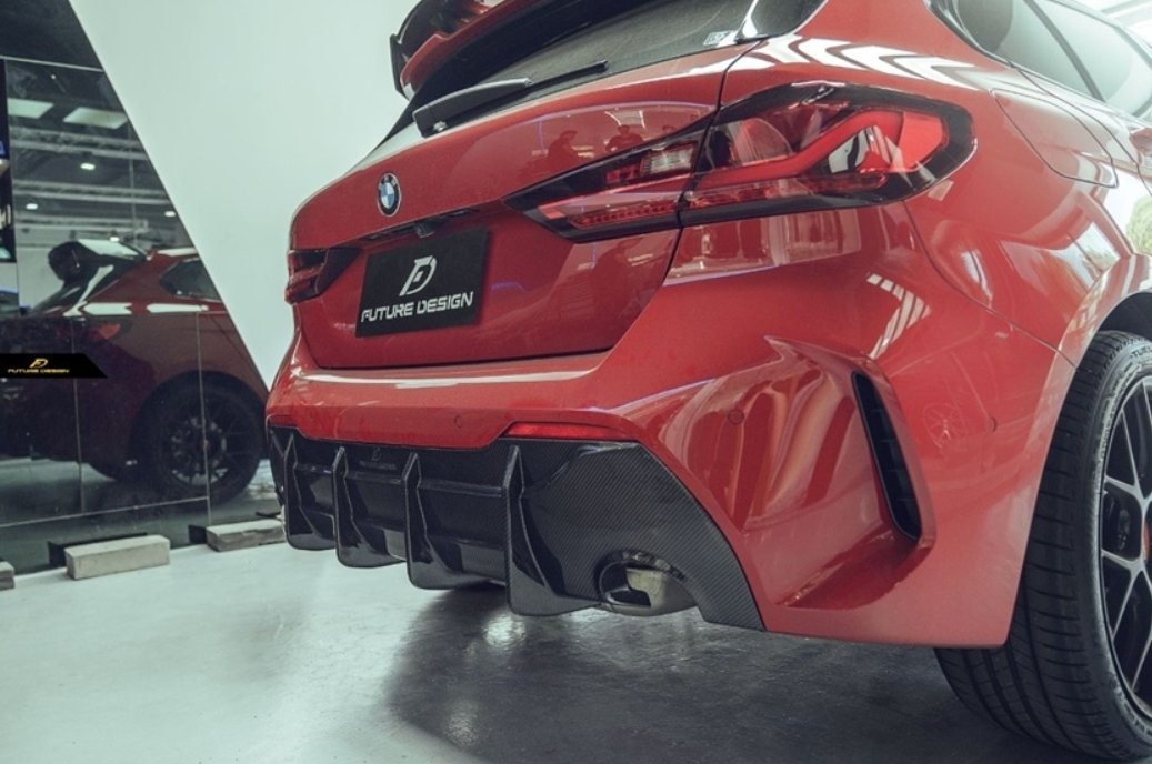 FUTURE DESIGN - BMW 1 SERIES F40 DRY CARBON FIBRE REAR DIFFUSER - Aero Carbon UK