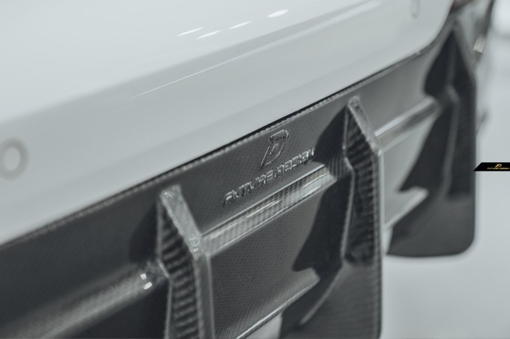 FUTURE DESIGN - BMW 1 SERIES F40 DRY CARBON FIBRE REAR DIFFUSER - Aero Carbon UK