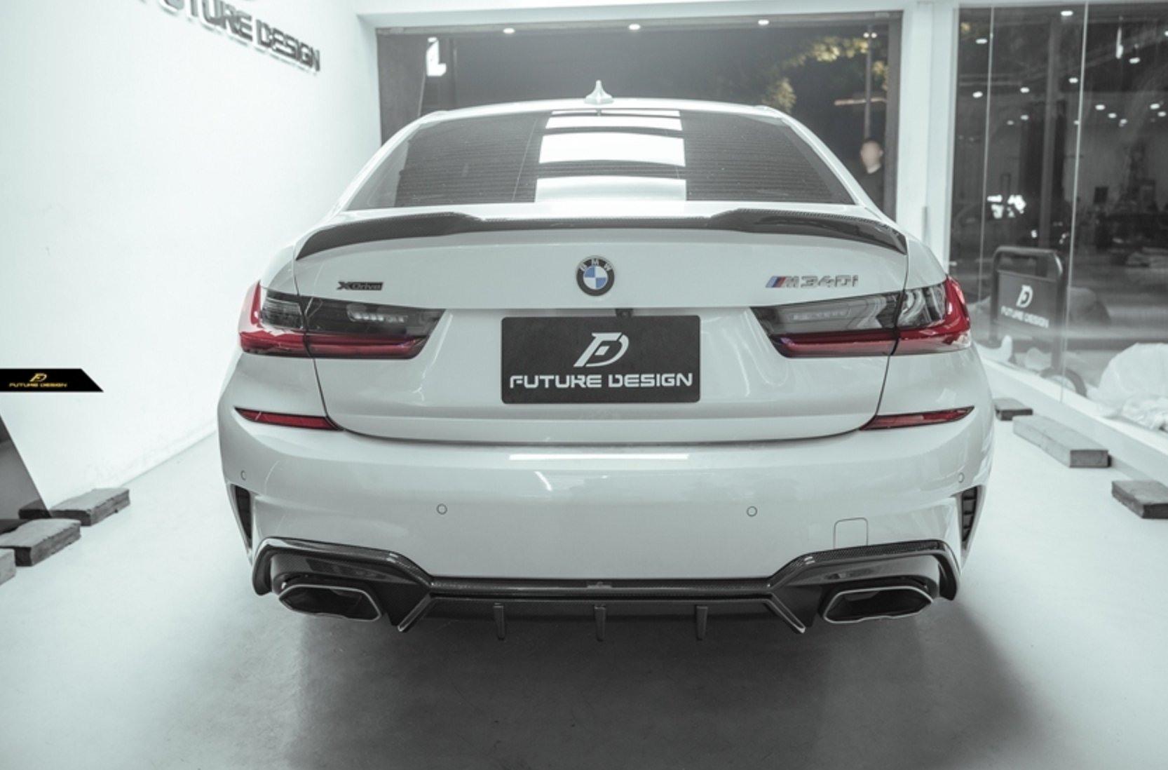 FUTURE DESIGN - BMW 3 SERIES G20 CARBON FIBRE DIFFUSER - Aero Carbon UK