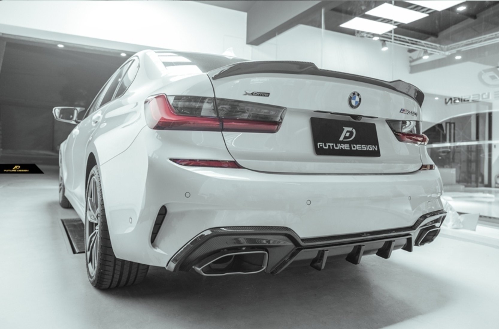 FUTURE DESIGN - BMW 3 SERIES G20 CARBON FIBRE DIFFUSER - Aero Carbon UK