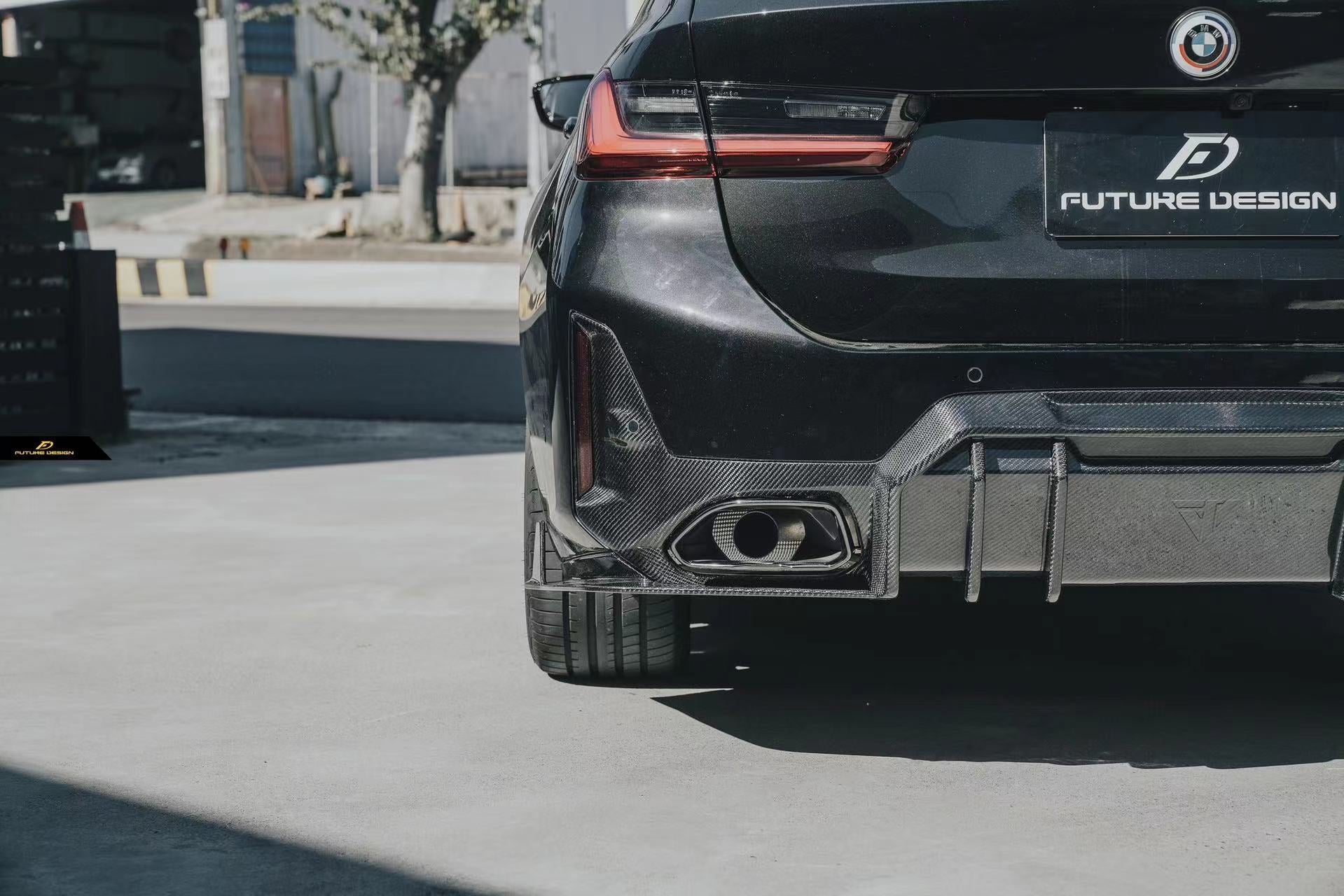 FUTURE DESIGN - BMW 3 SERIES G20 / G21 CARBON FIBRE REAR DIFFUSER V1 - Aero Carbon UK