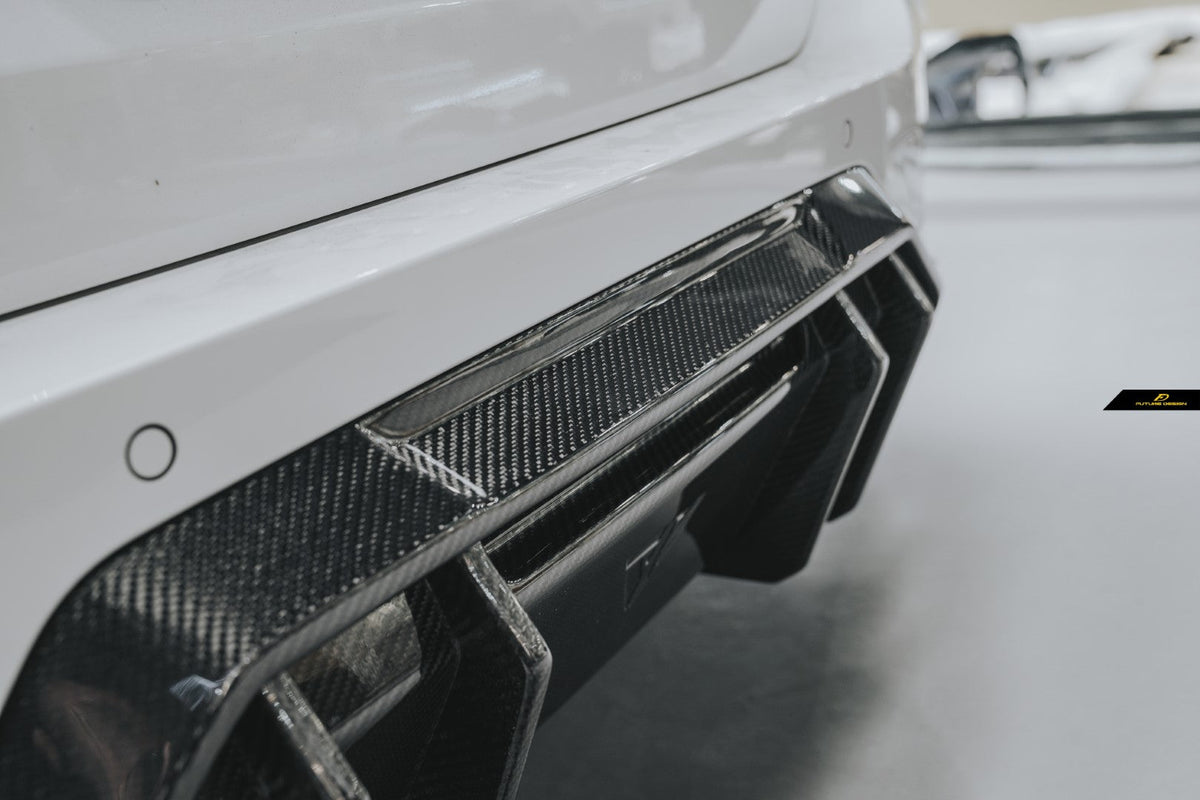 FUTURE DESIGN - BMW 3 SERIES G20 / G21 CARBON FIBRE REAR DIFFUSER V1 - Aero Carbon UK