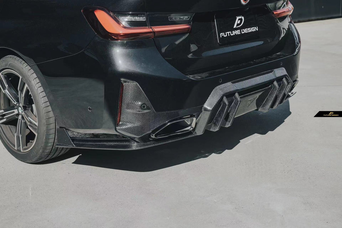 FUTURE DESIGN - BMW 3 SERIES G20 / G21 CARBON FIBRE REAR DIFFUSER V1 - Aero Carbon UK