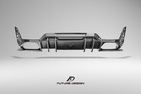 FUTURE DESIGN - BMW 3 SERIES G20 / G21 CARBON FIBRE REAR DIFFUSER V1 - Aero Carbon UK