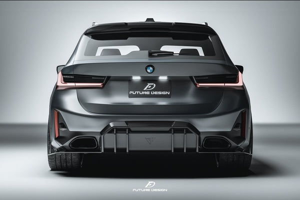 FUTURE DESIGN - BMW 3 SERIES G20 / G21  LCI CARBON FIBRE REAR DIFFUSER V1