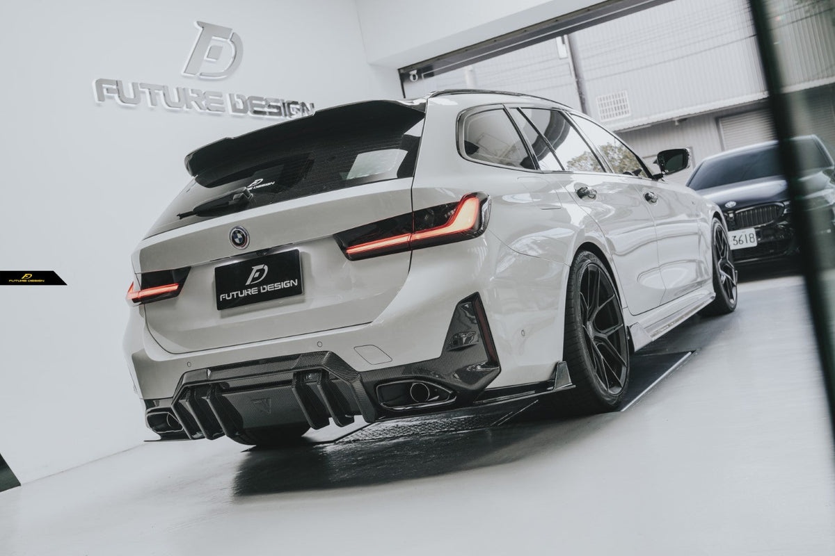 FUTURE DESIGN - BMW 3 SERIES G20 / G21 CARBON FIBRE REAR DIFFUSER V1 - Aero Carbon UK