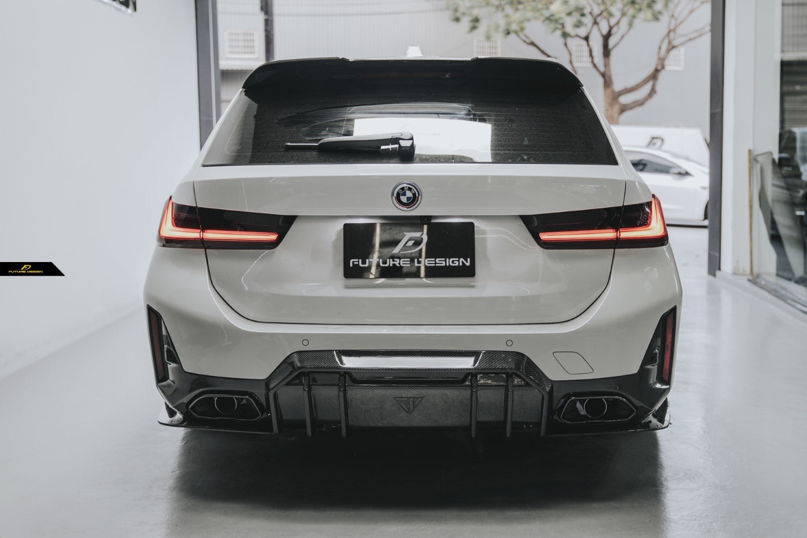 FUTURE DESIGN - BMW 3 SERIES G20 / G21 CARBON FIBRE REAR DIFFUSER V1 - Aero Carbon UK