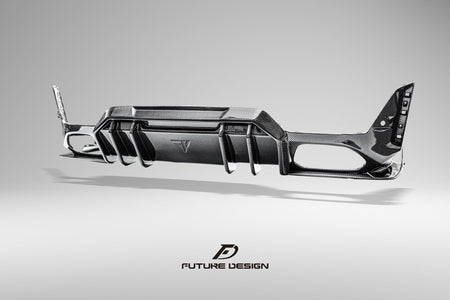 FUTURE DESIGN - BMW 3 SERIES G20 / G21 CARBON FIBRE REAR DIFFUSER V1 - Aero Carbon UK