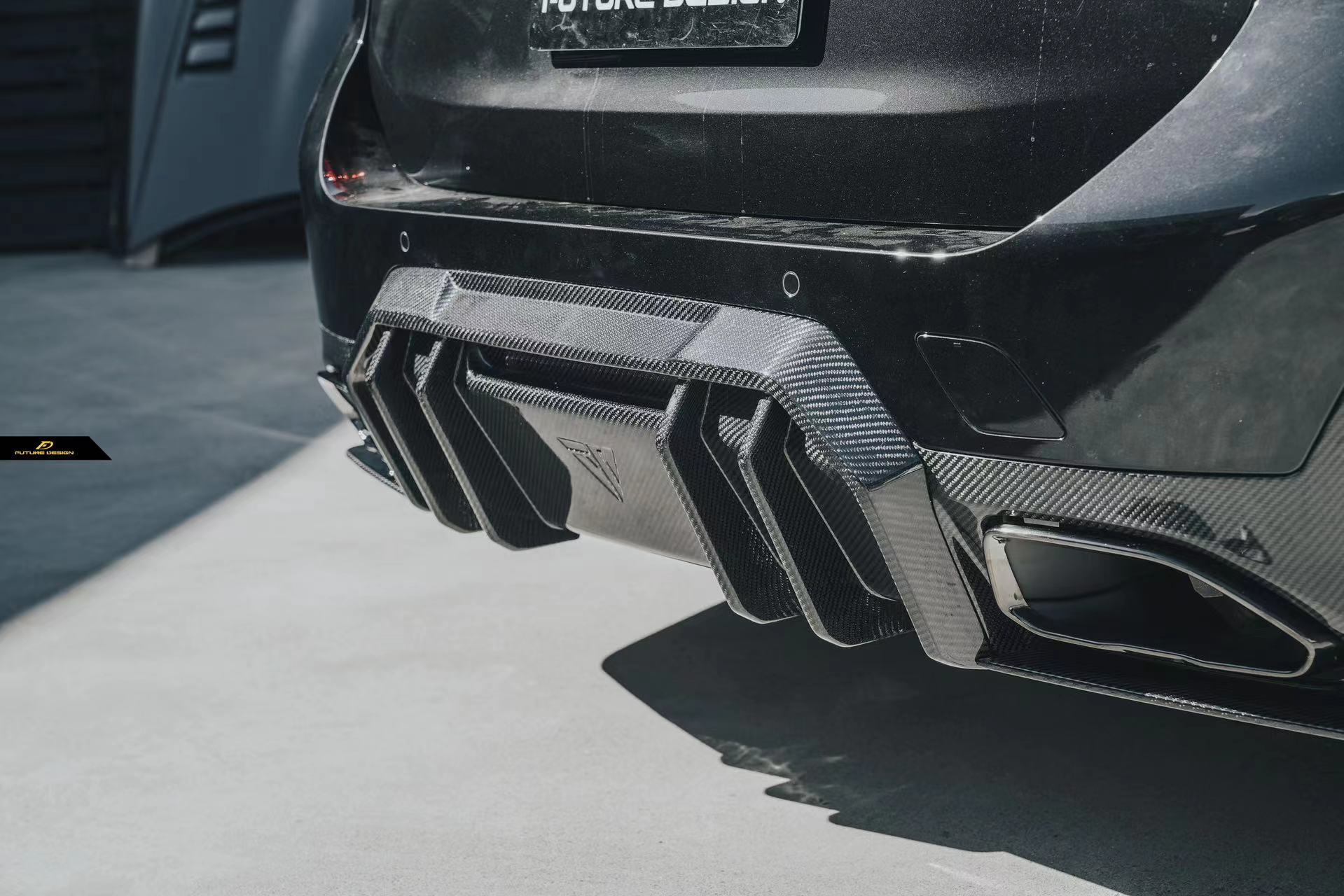 FUTURE DESIGN - BMW 3 SERIES G20 / G21 CARBON FIBRE REAR DIFFUSER V1 - Aero Carbon UK