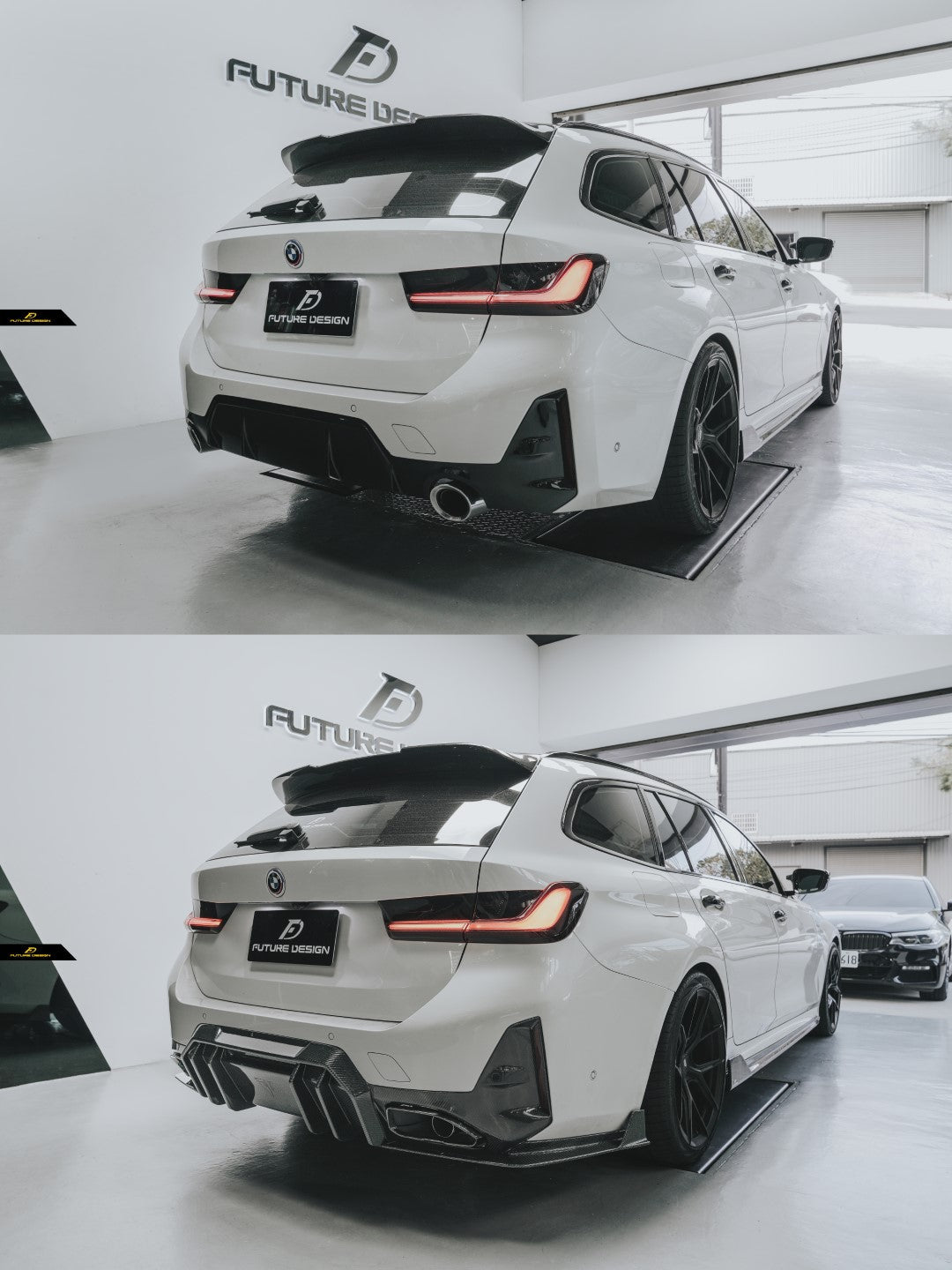 FUTURE DESIGN - BMW 3 SERIES G20 / G21 CARBON FIBRE REAR DIFFUSER V1 - Aero Carbon UK
