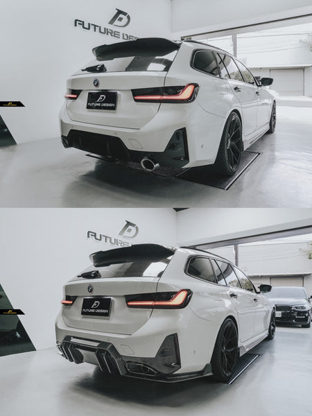 FUTURE DESIGN - BMW 3 SERIES G20 / G21 CARBON FIBRE REAR DIFFUSER V1 - Aero Carbon UK