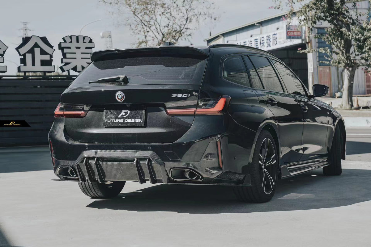 FUTURE DESIGN - BMW 3 SERIES G20 / G21 CARBON FIBRE REAR DIFFUSER V1 - Aero Carbon UK