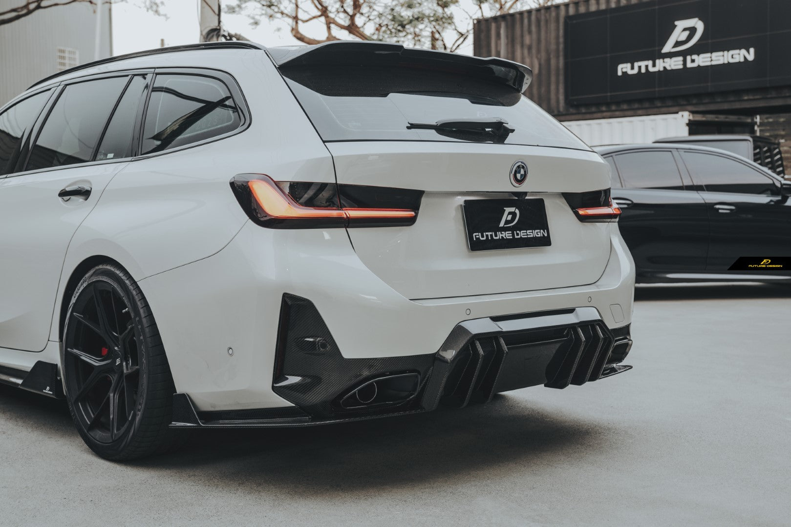 FUTURE DESIGN - BMW 3 SERIES G20 / G21 CARBON FIBRE REAR DIFFUSER V1 - Aero Carbon UK