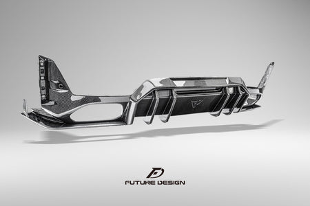 FUTURE DESIGN - BMW 3 SERIES G20 / G21 CARBON FIBRE REAR DIFFUSER V1 - Aero Carbon UK