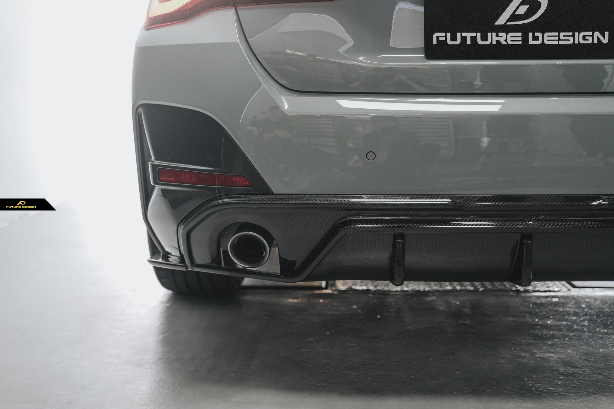 FUTURE DESIGN - BMW 4 SERIES G26 GRAN COUPE CARBON FIBRE REAR DIFFUSER - Aero Carbon UK