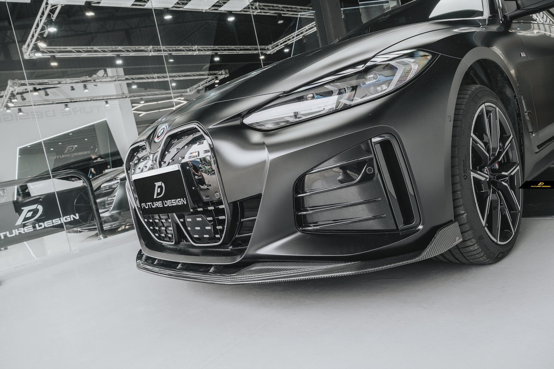 FUTURE DESIGN - BMW 4 SERIES G26 GRAN COUPE / I4 G26 CARBON FIBRE FRONT LIP - Aero Carbon UK