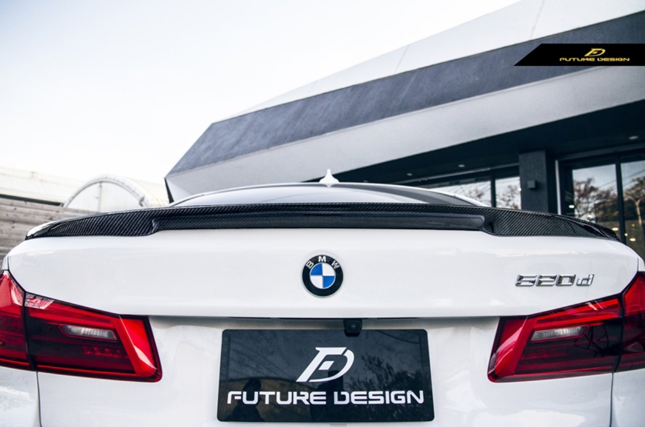 FUTURE DESIGN - BMW 5 SERIES G30 PRE LCI / M5 F90 CARBON FIBRE REAR SPOILER ( MP STYLE ) - Aero Carbon UK