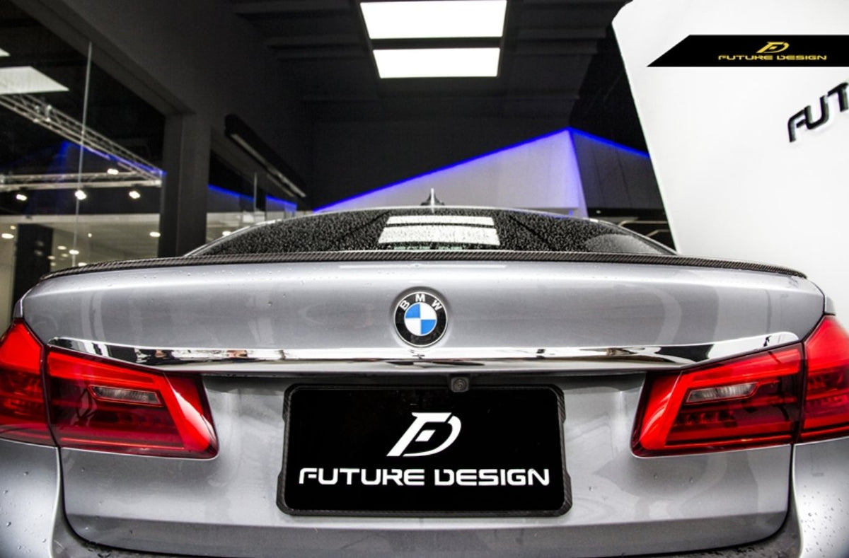 FUTURE DESIGN - BMW 5 SERIES G30 PRE LCI / M5 F90 CARBON FIBRE REAR SPOILER ( OEM STYLE ) - Aero Carbon UK