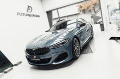 FUTURE DESIGN- BMW 8 SERIES G14 G15 G16 CARBON FIBRE FRONT LIP - Aero Carbon UK