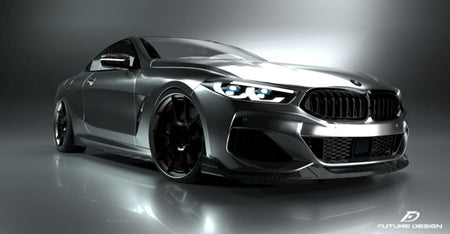 FUTURE DESIGN- BMW 8 SERIES G14 G15 G16 CARBON FIBRE FRONT LIP - Aero Carbon UK