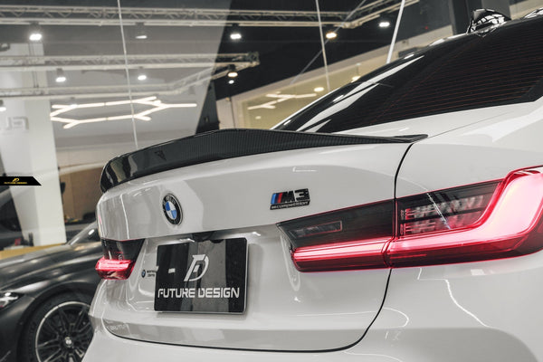 FUTURE DESIGN - BMW G20 3 SERIES & M3 G80 CARBON FIBRE REAR SPOILER V1