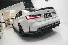 FUTURE DESIGN - BMW G20 3 SERIES & M3 G80 CARBON FIBRE REAR SPOILER V1 - Aero Carbon UK