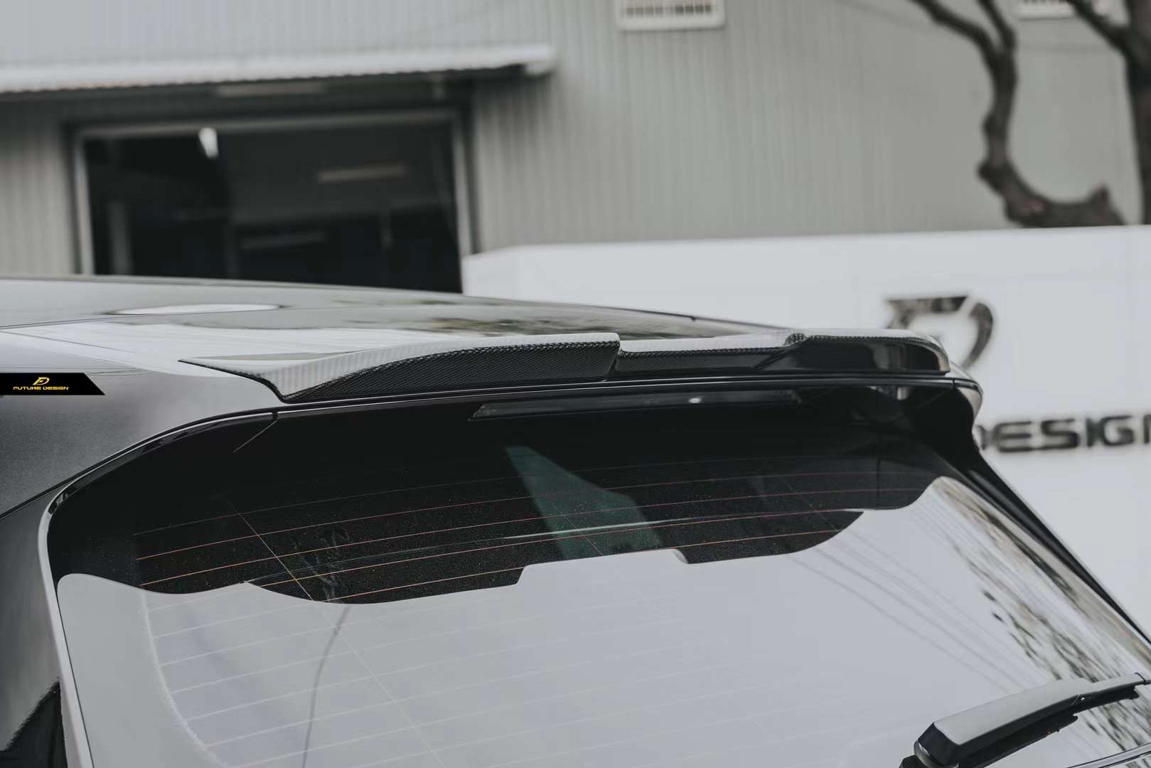 FUTURE DESIGN - BMW iX i20 DRY CARBON FIBRE REAR SPOILER - Aero Carbon UK