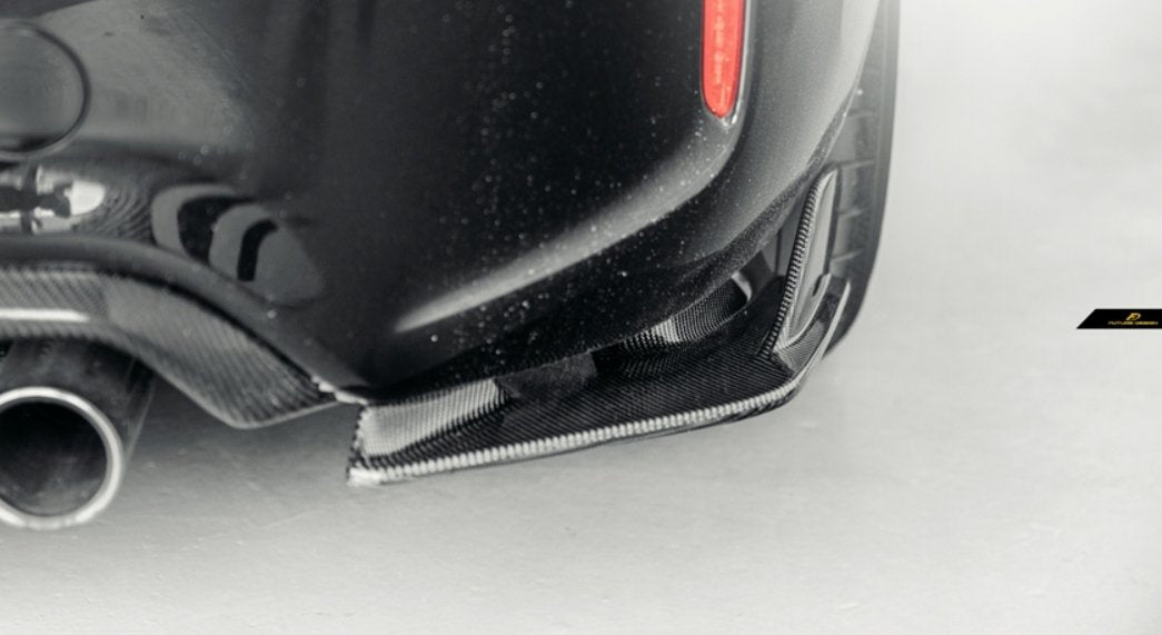 FUTURE DESIGN - BMW M2C F87 DRY CARBON FIBRE REAR SIDE WINGS - Aero Carbon UK