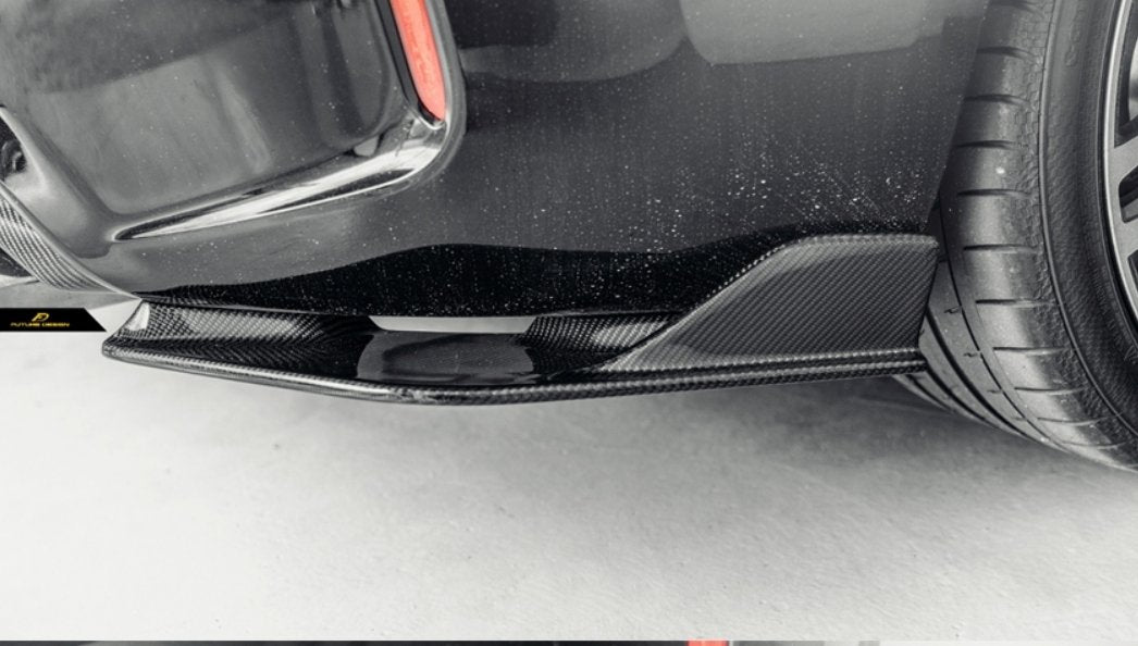 FUTURE DESIGN - BMW M2C F87 DRY CARBON FIBRE REAR SIDE WINGS - Aero Carbon UK