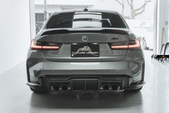 FUTURE DESIGN - BMW M3 G80 / G81 & BMW M4 G82 / G83 2021+ V1 CARBON FIBRE REAR DIFFUSER - Aero Carbon UK