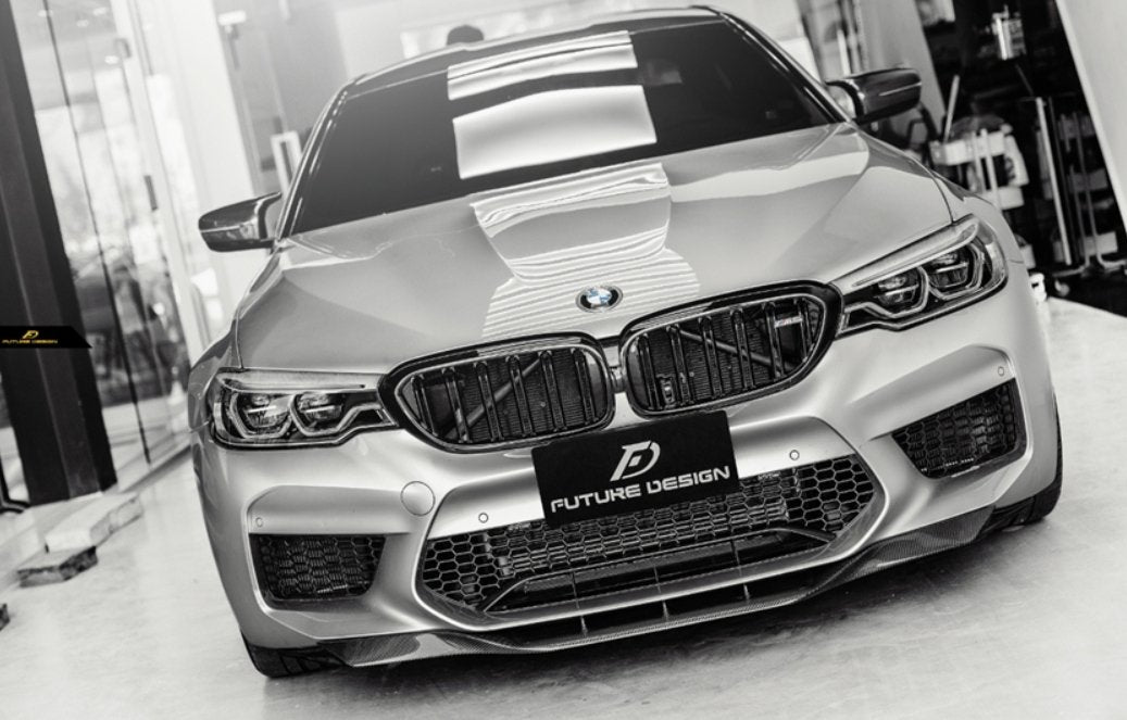 FUTURE DESIGN - BMW M5 F90 2017-20 CARBON FIBRE FRONT LIP RKP STYLE - Aero Carbon UK