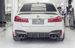 FUTURE DESIGN - BMW M5 F90 2017-20 CARBON FIBRE REAR DIFFUSER - Aero Carbon UK