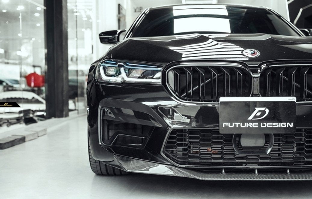 FUTURE DESIGN - BMW M5 F90 LCI CARBON FIBRE FRONT LIP - Aero Carbon UK