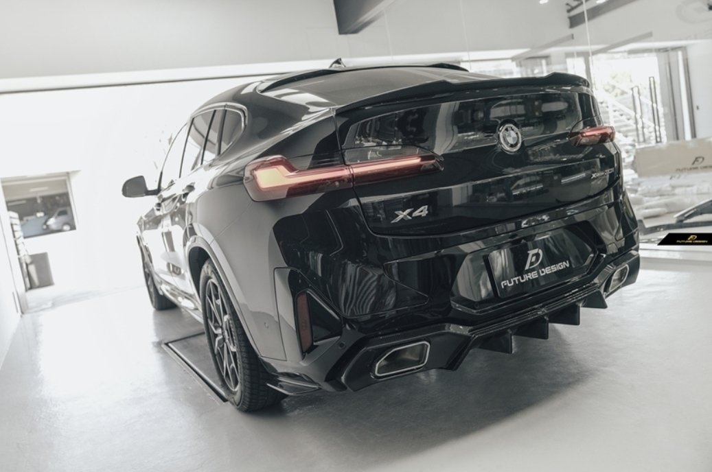 FUTURE DESIGN - BMW X4 G02 LCI DRY CARBON FIBRE REAR DIFFUSER - Aero Carbon UK